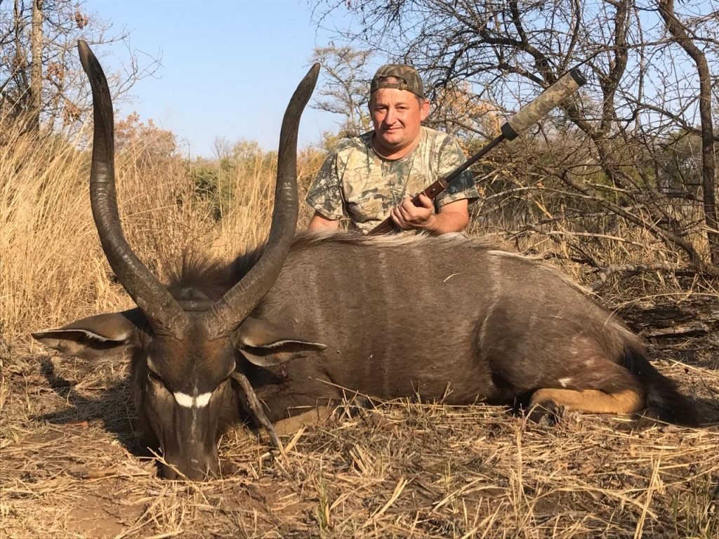 Hunting nyala in Africa