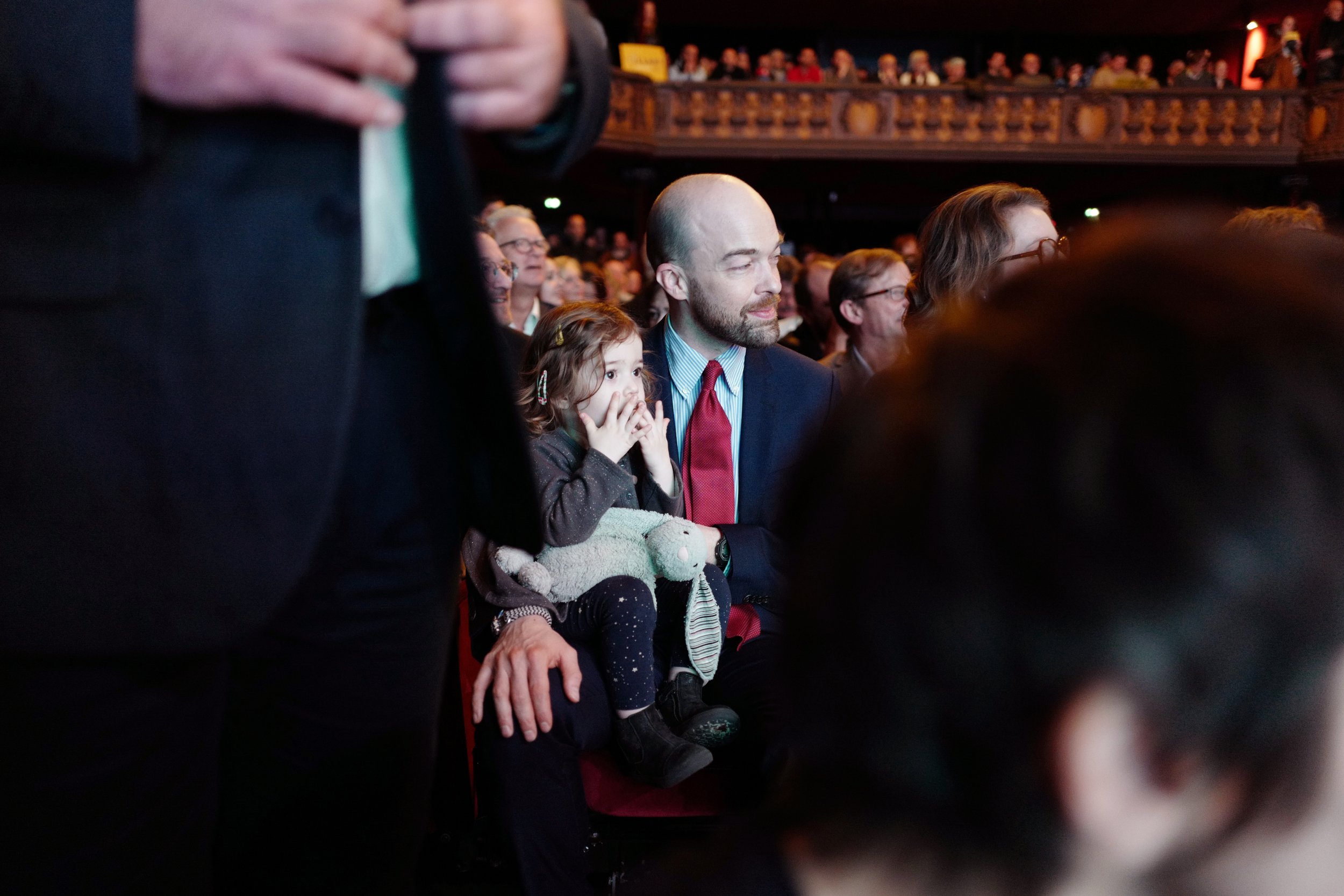 Equipe de campagne, second Grand Meeting au Trianon, Paris 18
