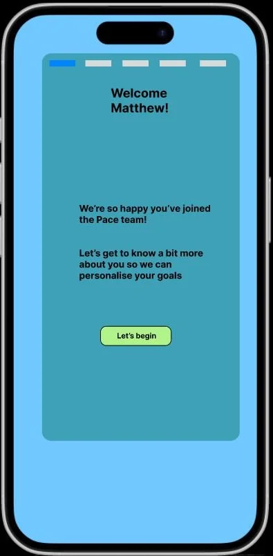 SPEC: Pacer - Onboarding (Content Design)