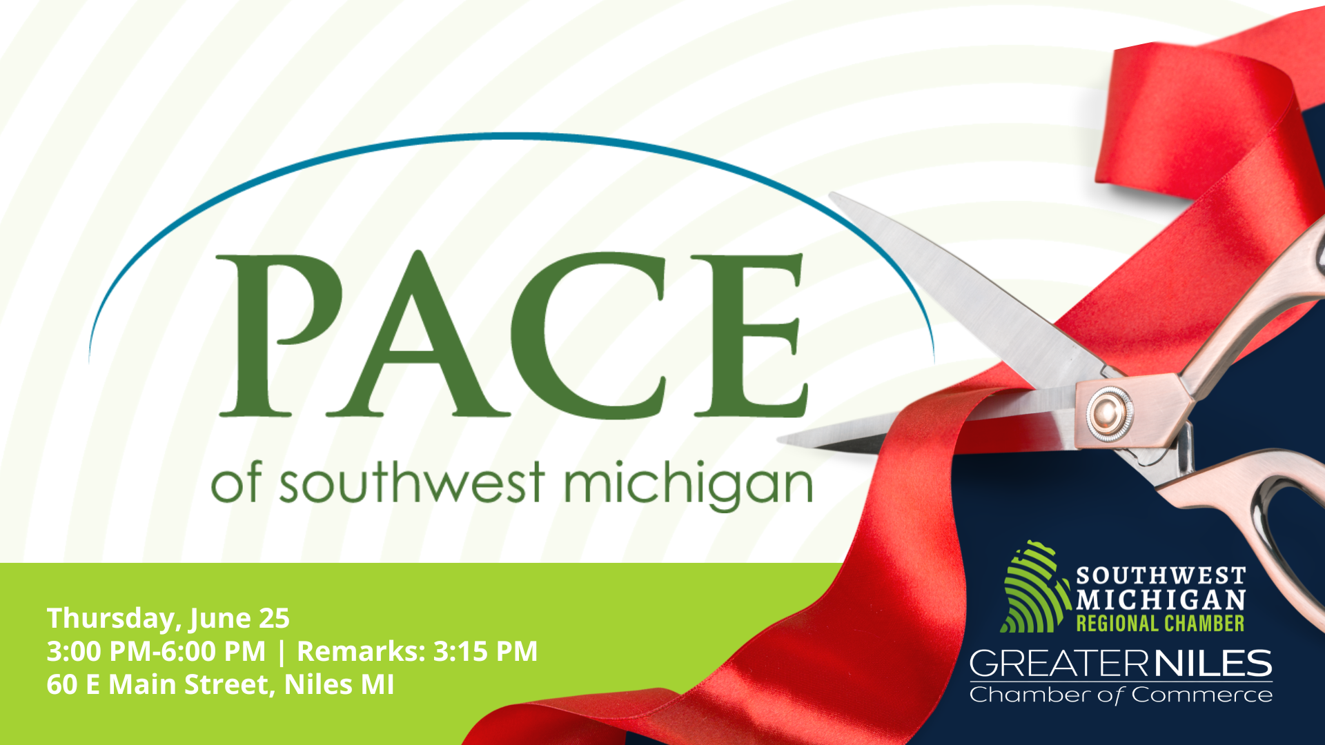 Ribbon Cutting: Pace, Niles