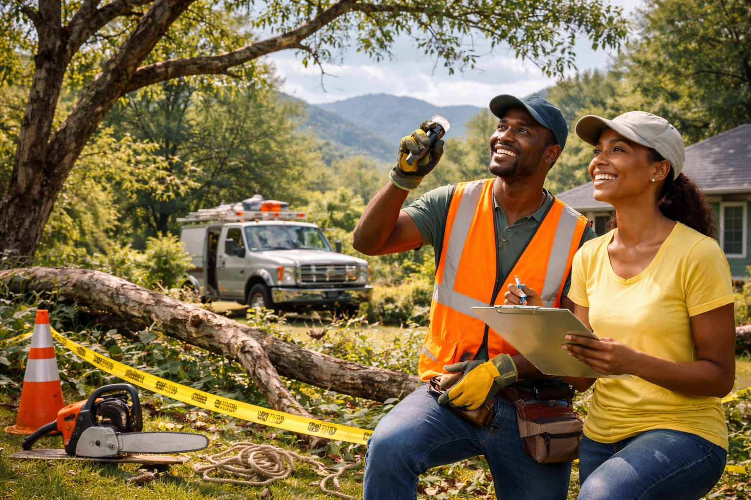 Storm Season Preparedness: Tree Risk Assessments &amp; Emergency Response in Asheville and Surrounding Areas