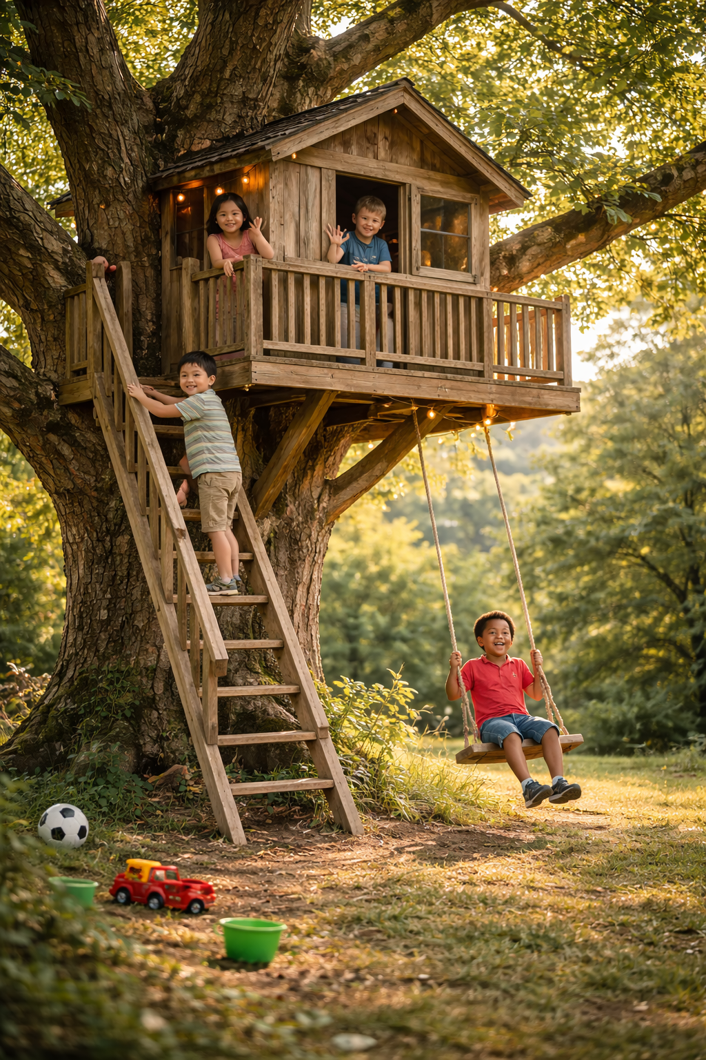How to Help Your Kids Build a Treehouse in Asheville — While Protecting the Tree