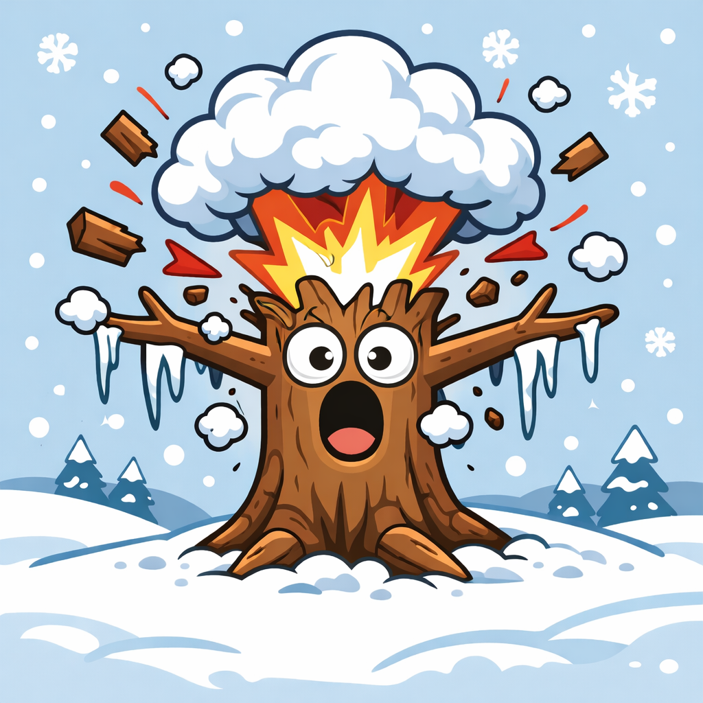 Exploding Trees? What Asheville Homeowners Should Know About Frost Cracking