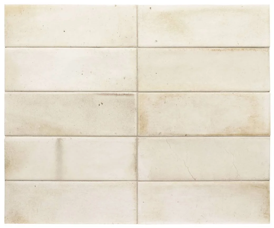 CERAMIC TILE - 10 sf - Centura - Hanoi - White 2.5" x 7.9" Clearance $5.99/sf