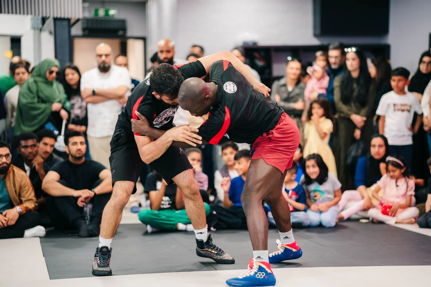 Wrestling class photo