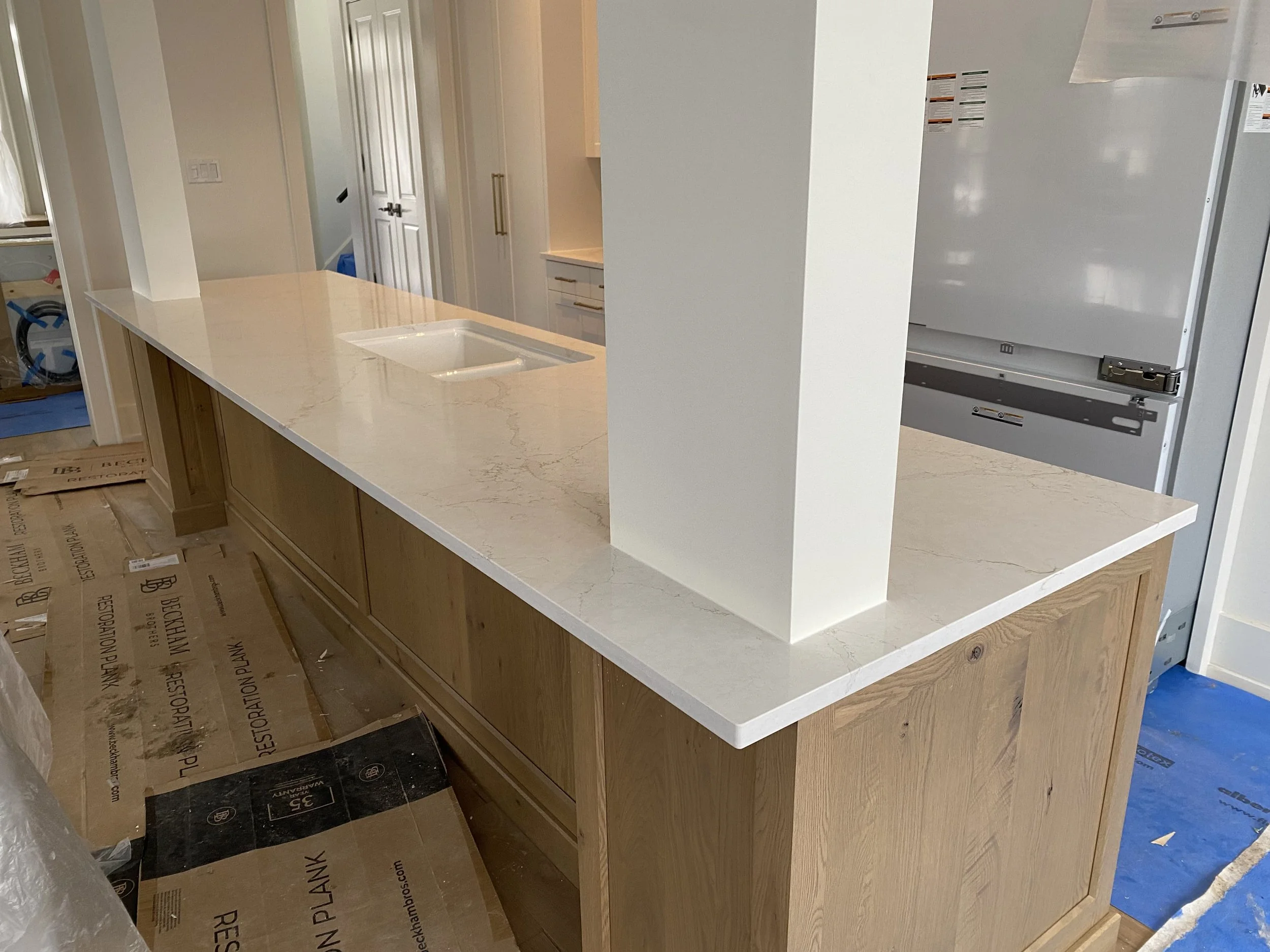 That support post in the middle of the kitchen island? It doesn&rsquo;t mean sacrificing the dream of a seamless stone countertop. It just means planning ahead for how stone and structure meet.

Thinking Stone? Think the Pro's at Stone Pro

#StonePro