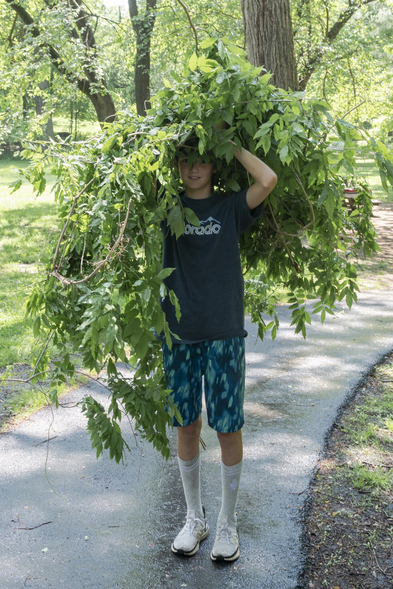 A Wayfinders participant outdoors