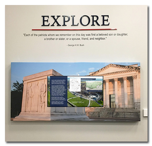 Arlington National Cemetery AV Components: Exhibit Design, Fabrication, and Installation