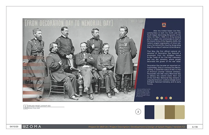 Arlington National Cemetery: Digital Content Detail