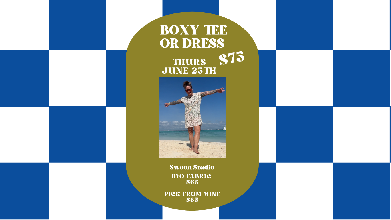 Sew a Boxy  Tee or Dress