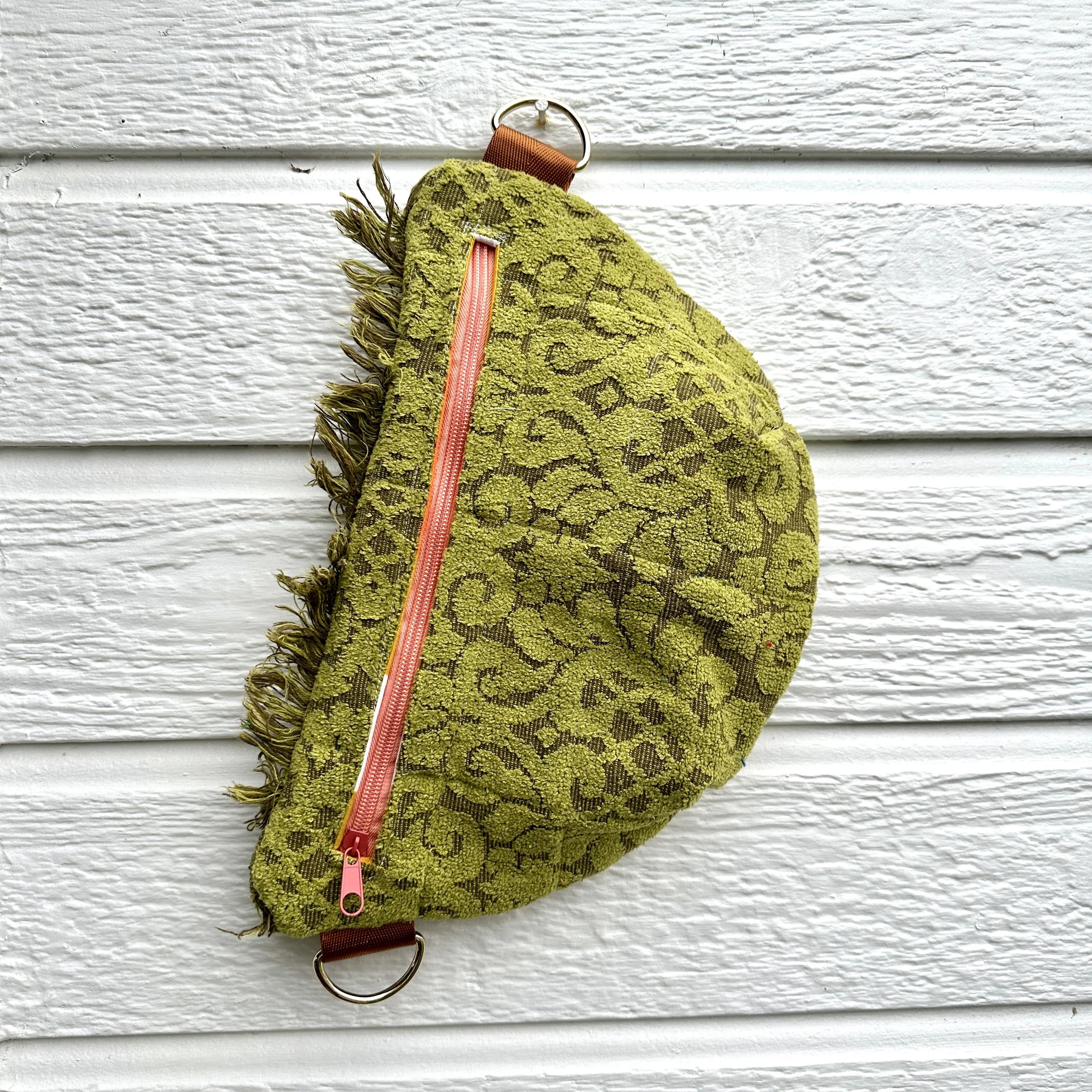 🥑Bum Bag Vintage green  Towel Bag