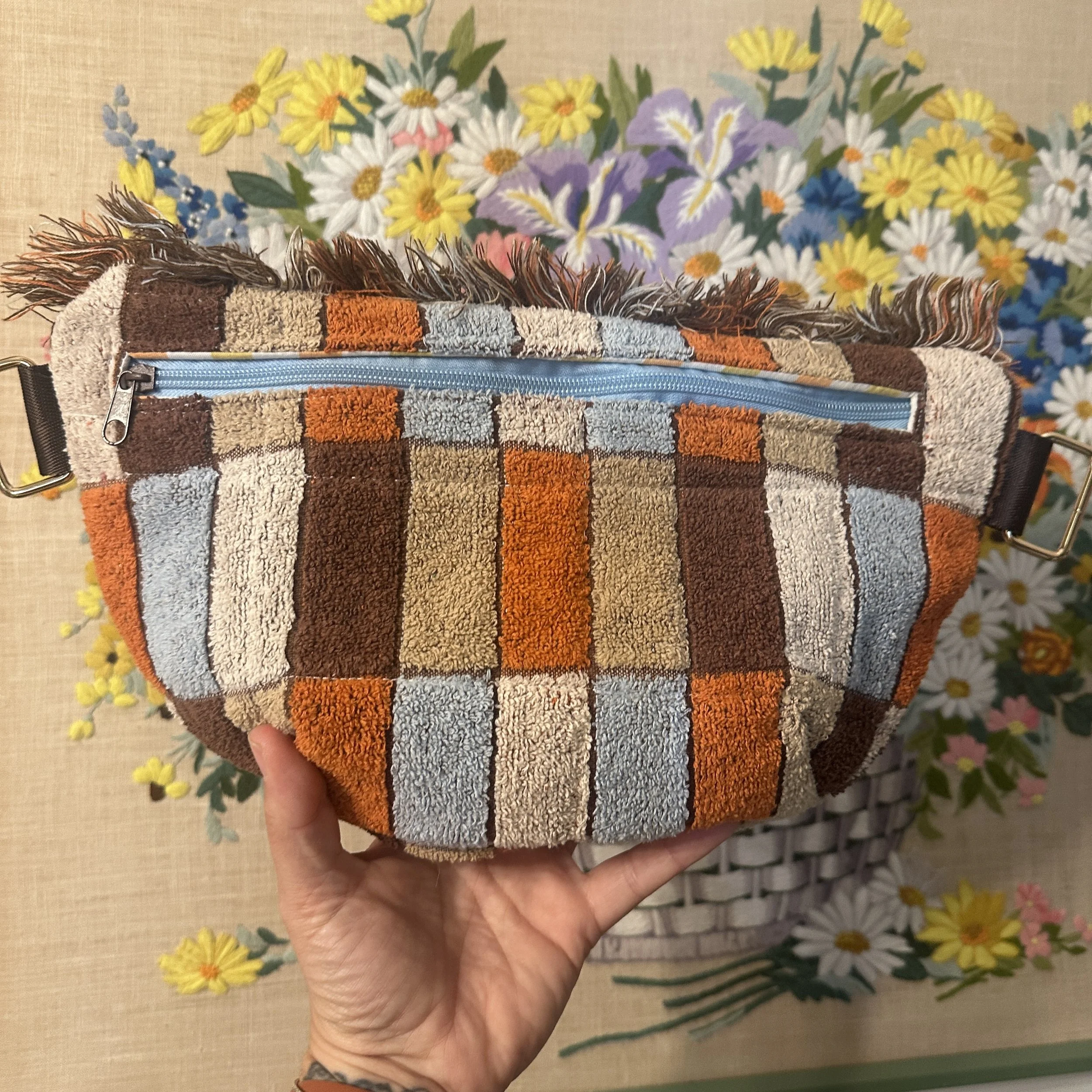 🤎Custom for Madison Tay Vintage Towel Bum Bag