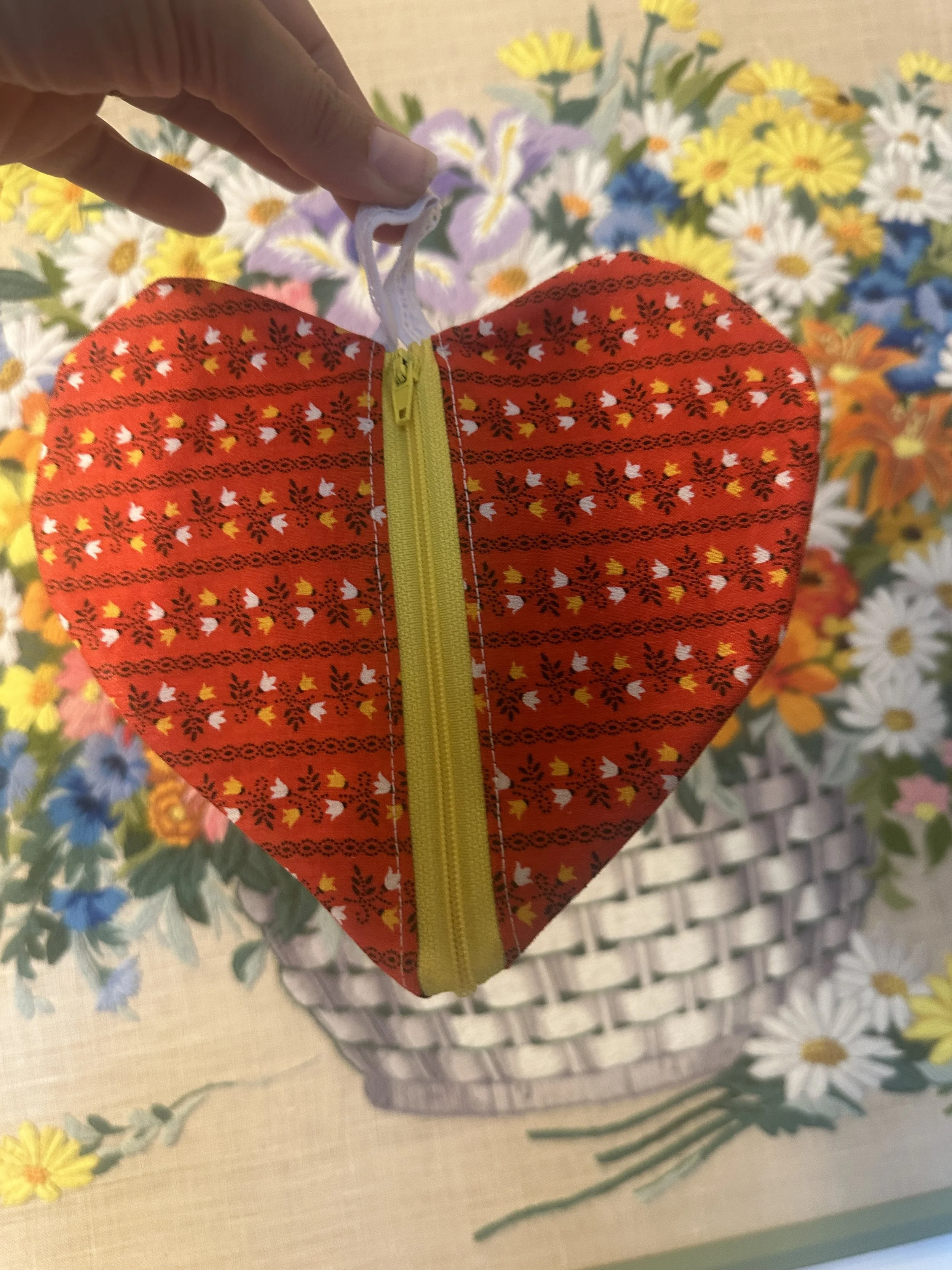 ❤️Custom for Jordan- Zip heart and Stash Bag