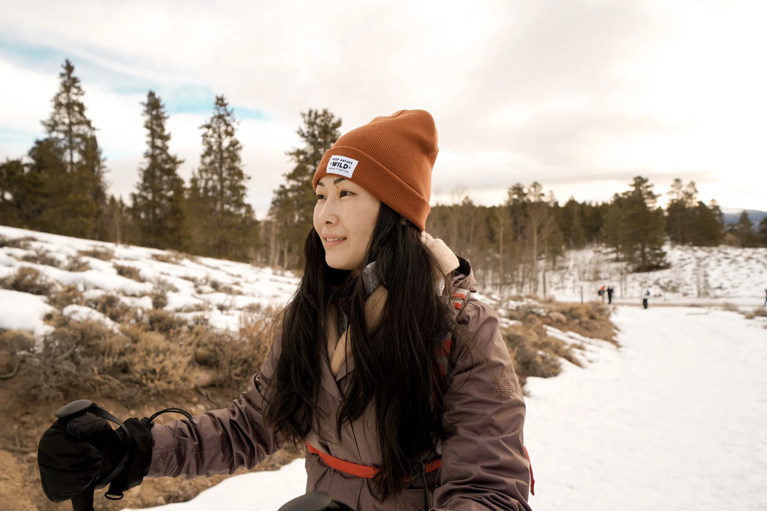 Sunrise snowshoe hike - Yukon Charlie's Twin Lakes Lifestyle Shoot