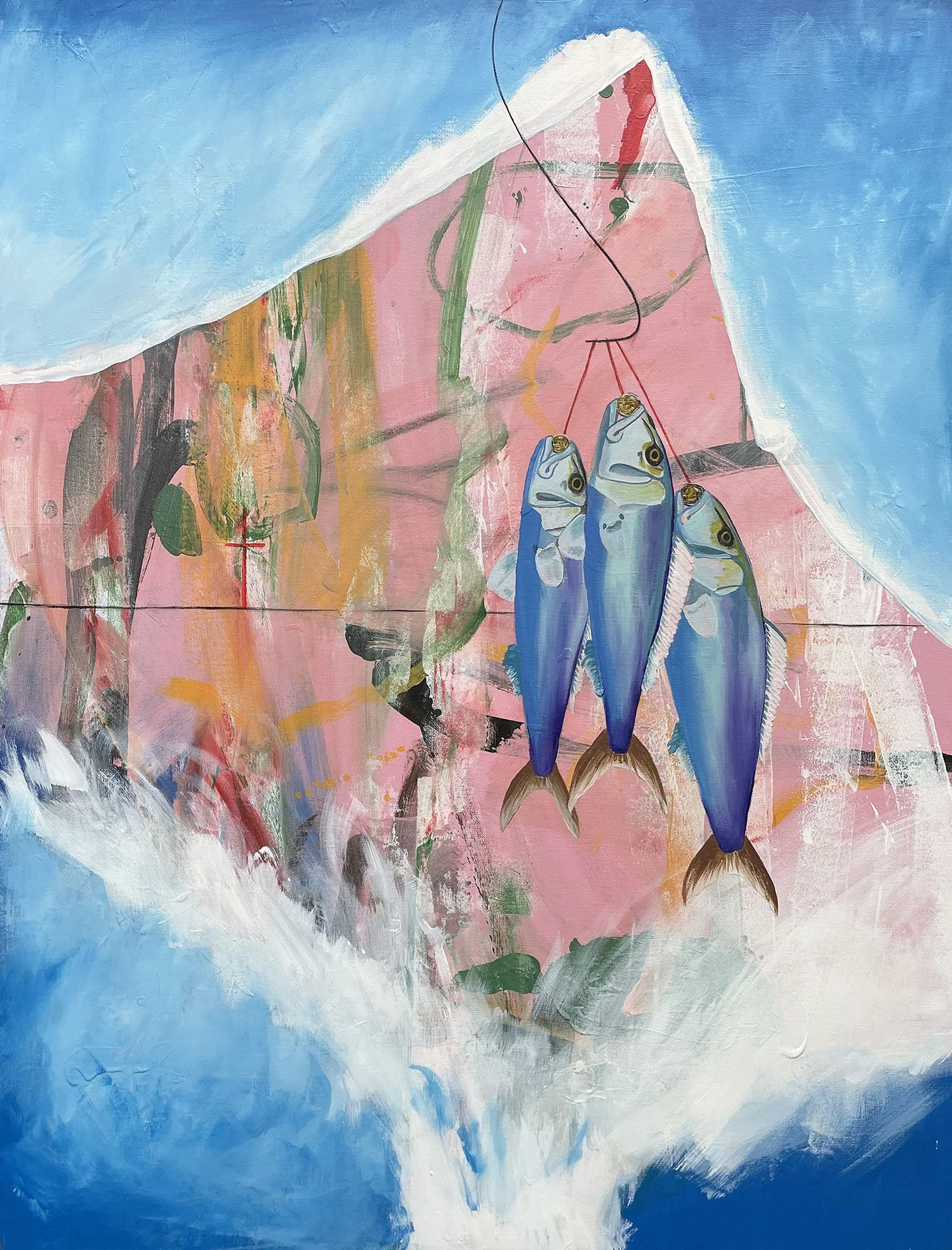 Three fish and a coin, 2025