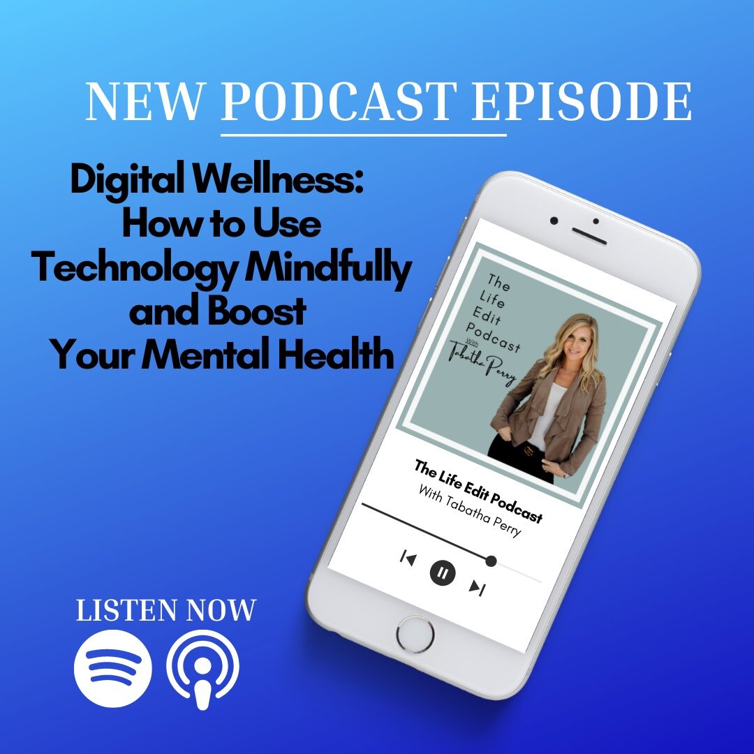 Are you tired of feeling overwhelmed by technology? Today's NEW 🎙podcast episode &quot;Digital Wellness: How to Use Technology Mindfully and Boost Your Mental Health&quot; has got you covered! 🙌🏻

Take a listen🎧  to discover tips and tricks for u
