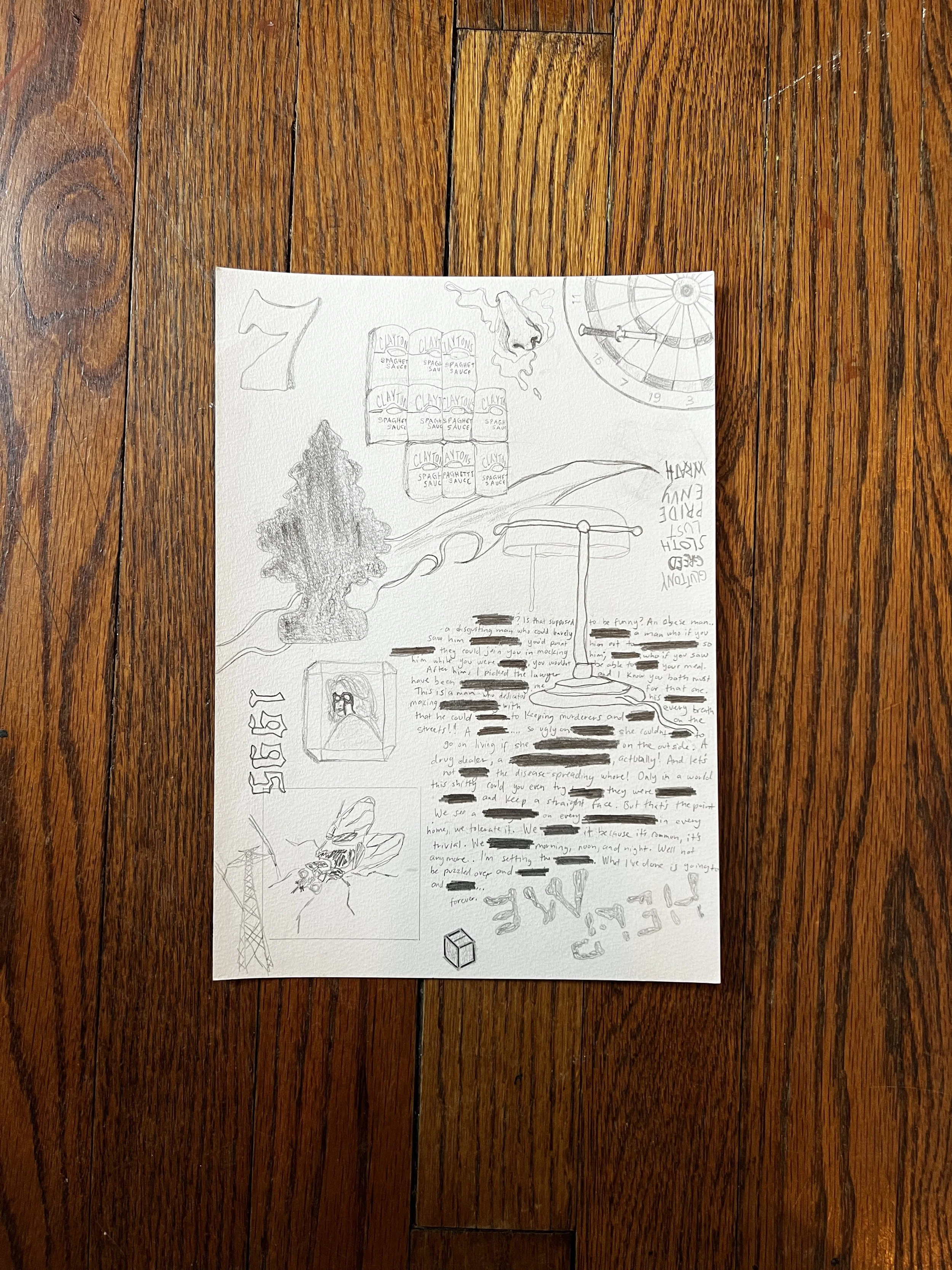 Original Pencil Art Print - ORIGINAL #05