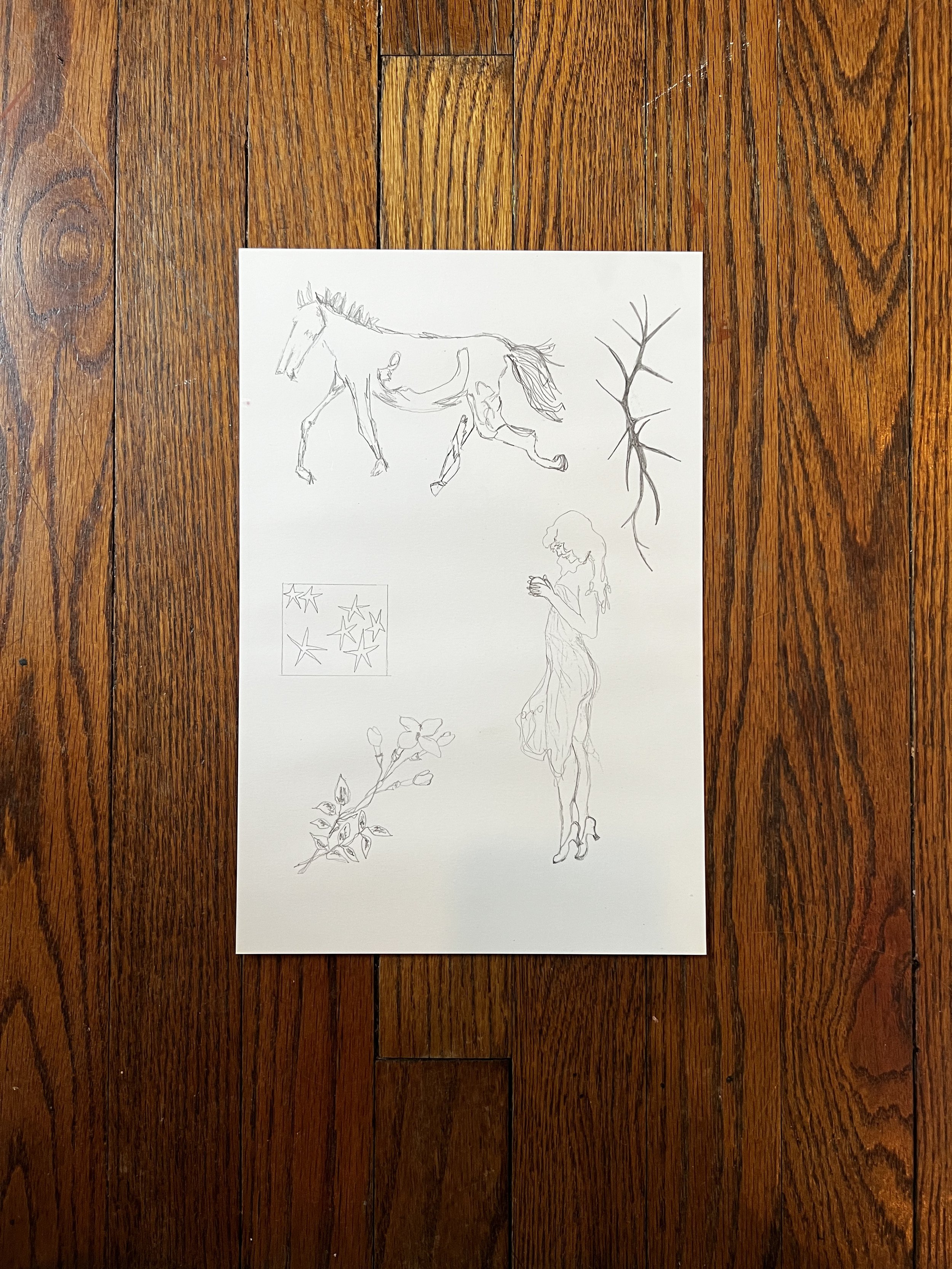 Pencil Art Print - PRINT OF ORIGINAL #04