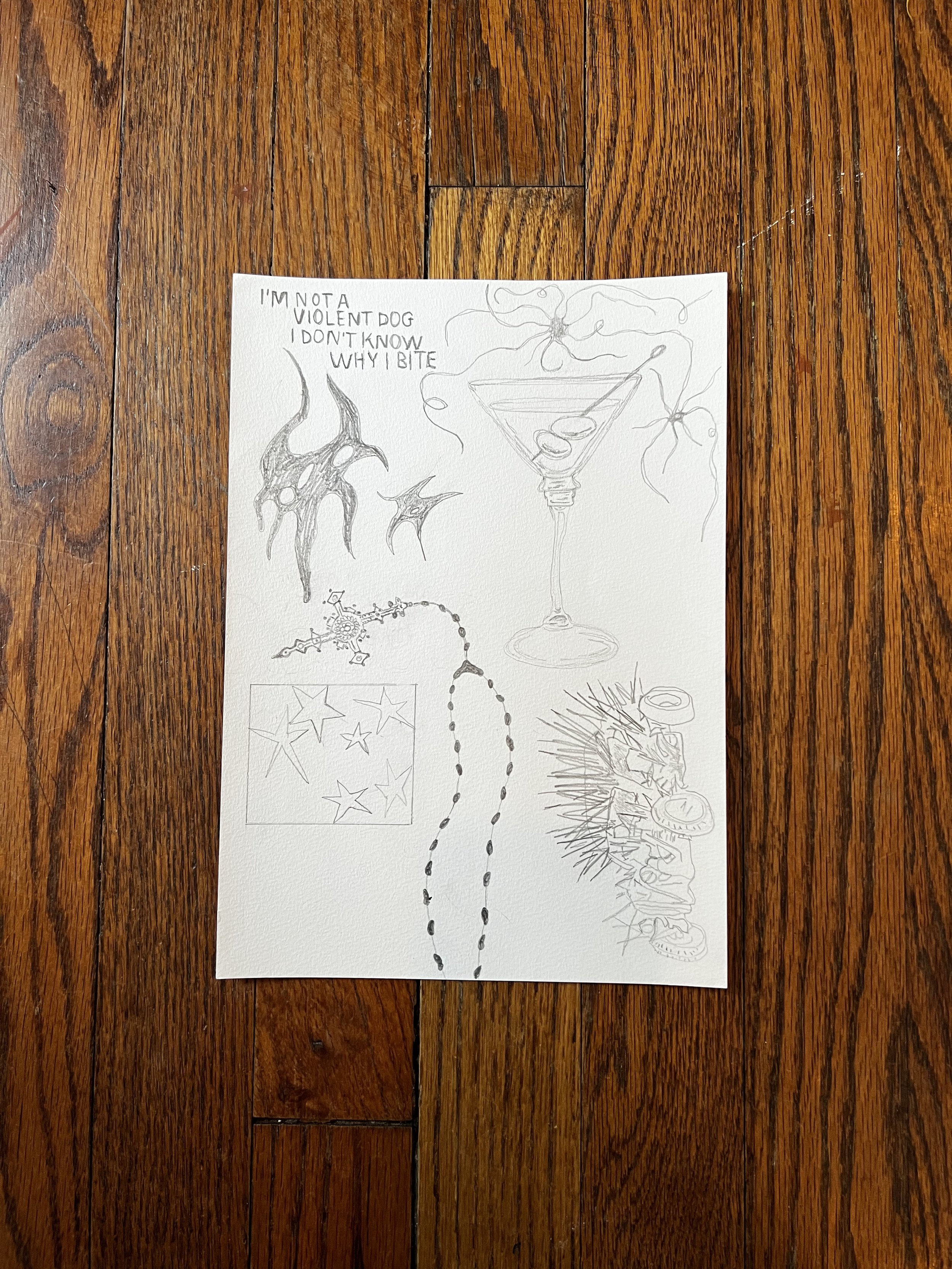 Pencil Art Print on Sketch Paper - ORIGINAL #08