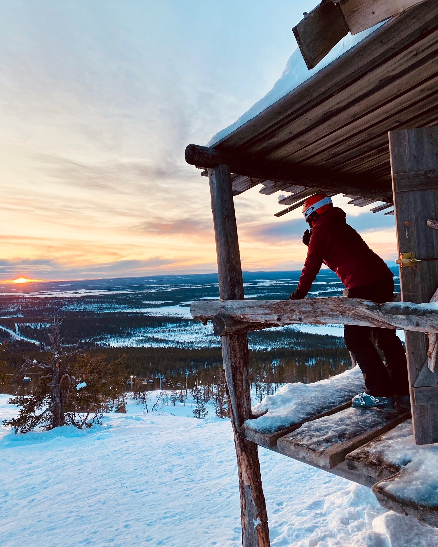 Nordamerika Bering strædet bliver nervøs Skiing at Levi in Lapland, Finland — Kyle Approved