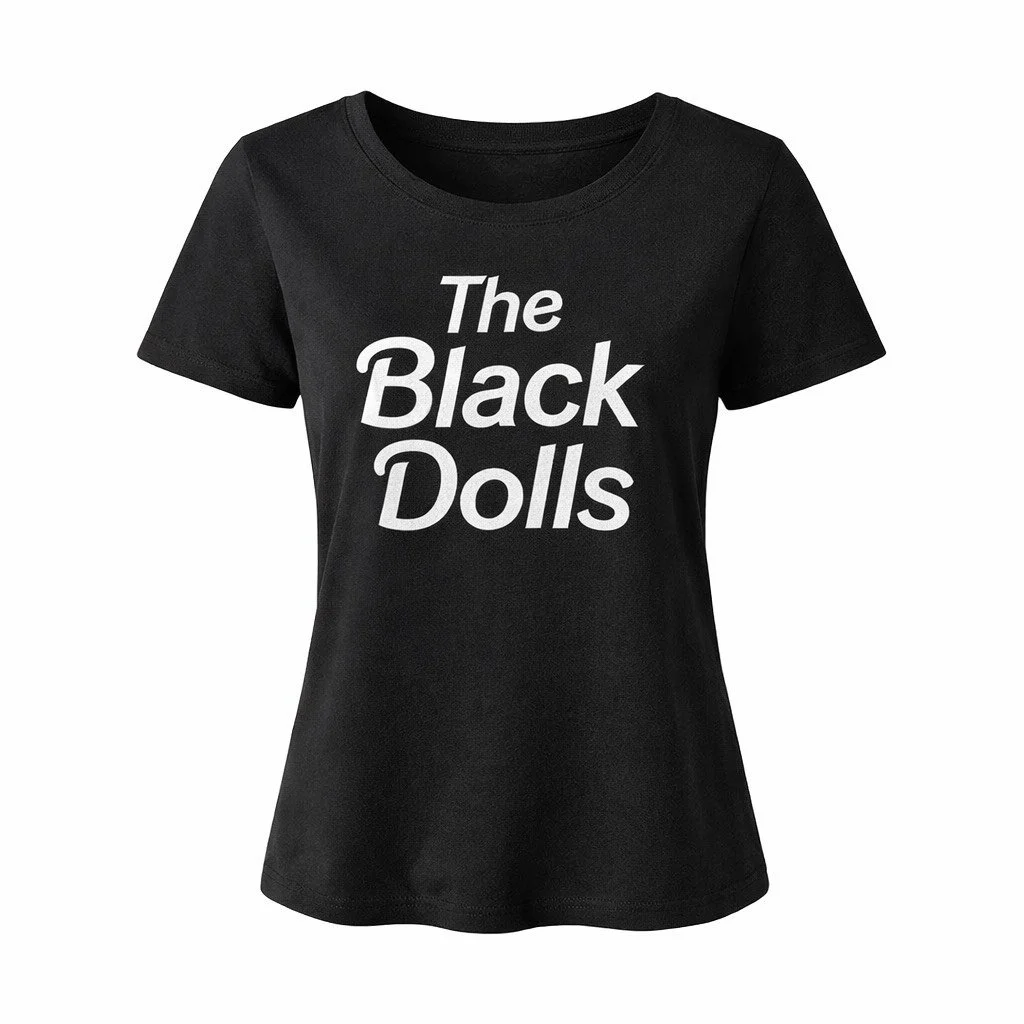 Black Dolls ICON Silver Crew Neck Tee.png