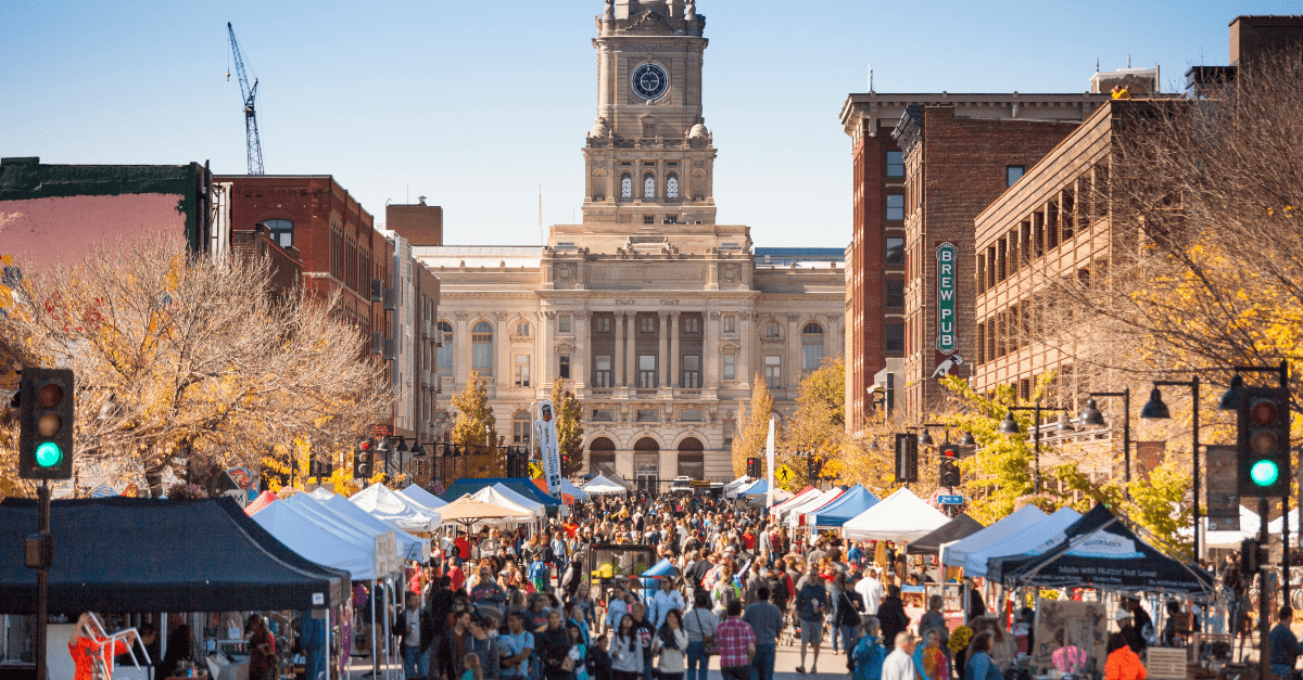 Find Meadowlark downtown Des Moines at the farmers' market from May through October