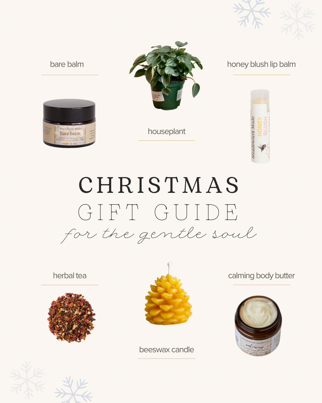Calming all natural holiday gift ideas for the gentle soul