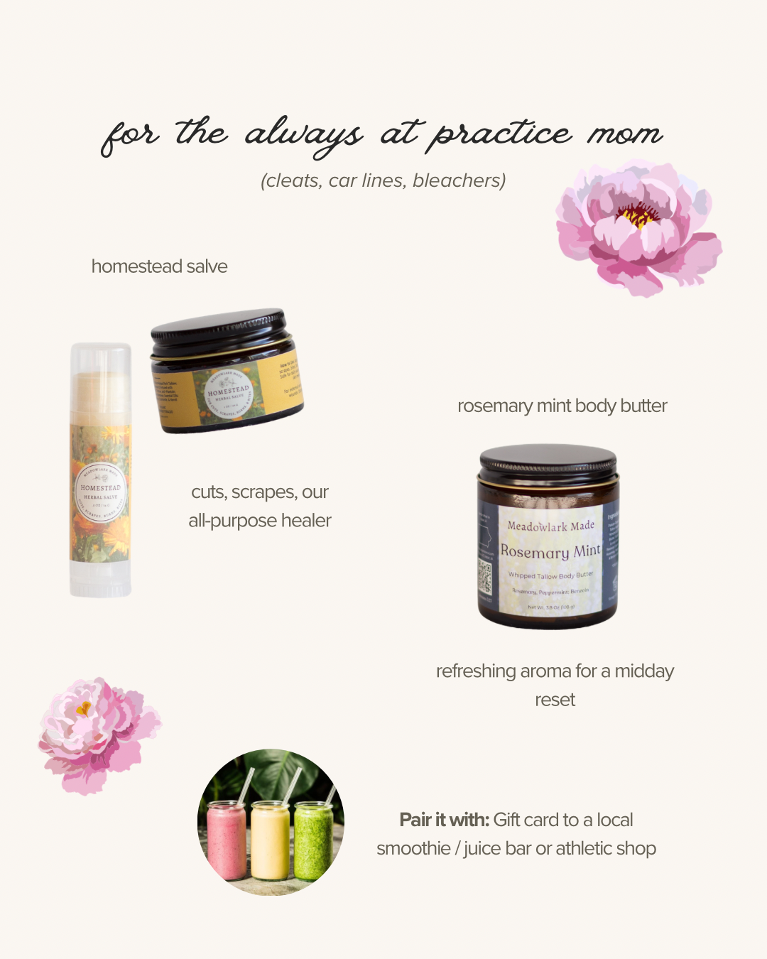 Natural Mother's Day gift ideas for busy moms