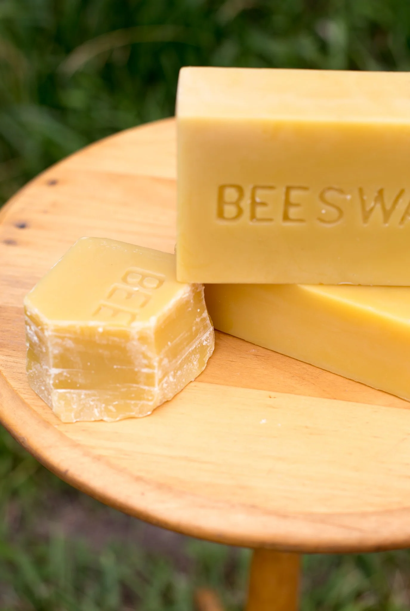 Local beeswax from Iowa beekeepers for Meadowlark Made handcrafted skincare