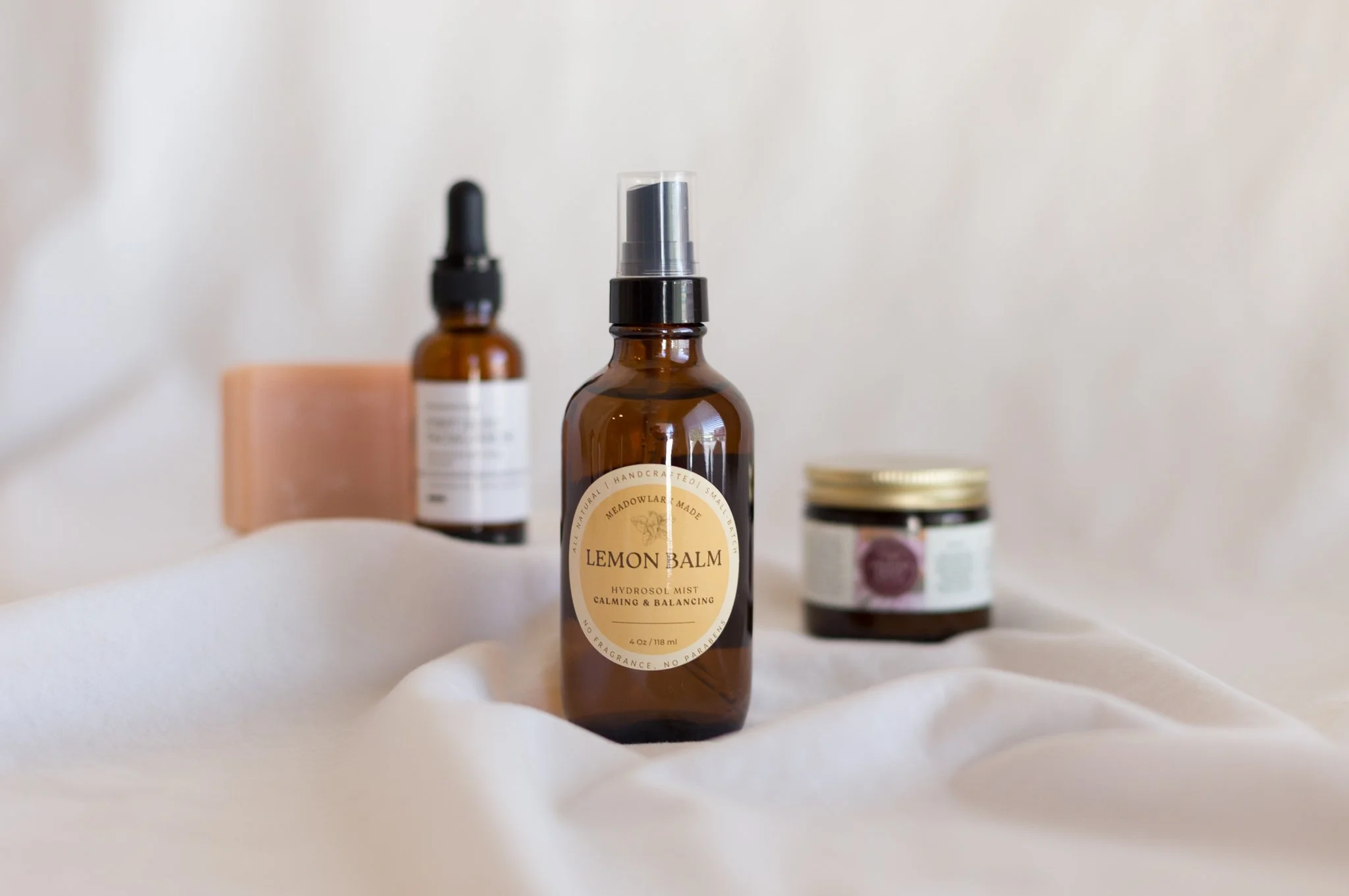 Meadowlark Made Lemon Balm Hydrosol Mist for all skin types