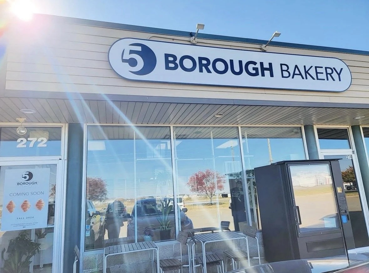 5 Borough Bakery a subsidiary of 5 Borough Bagels located in Waukee, Iowa offers a variety of fresh pastries, specialty espresso and matcha drinks, and more