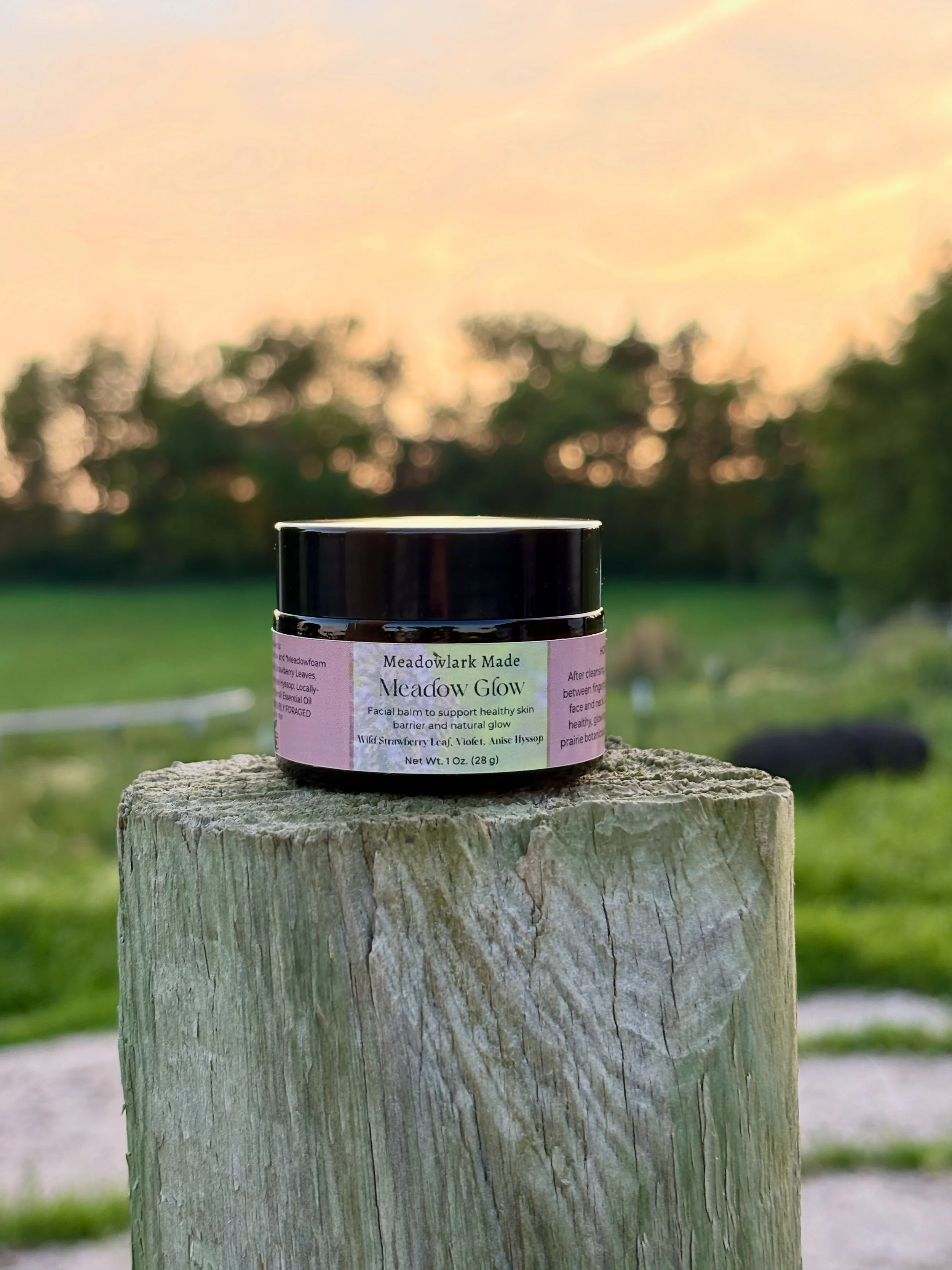 Herbal-infused facial balm for brighter, even-toned skin and all skin types