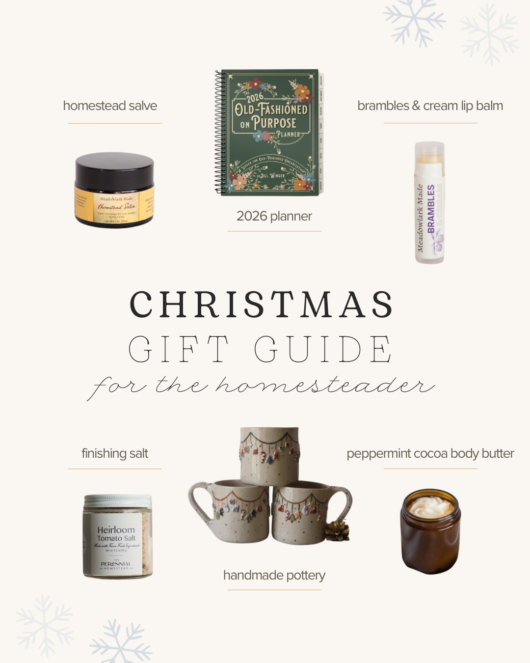 Local, handcrafted, natural gifts for homesteaders, farmers, and those connected to the land