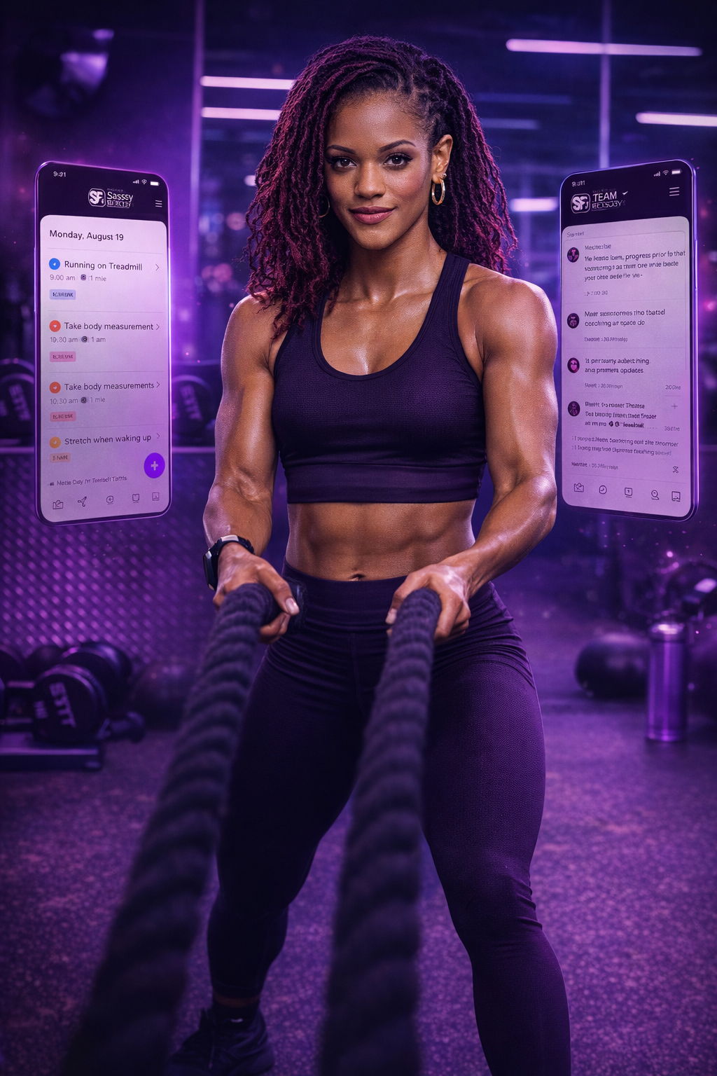 Team SassyFitness online fat loss coaching program for women