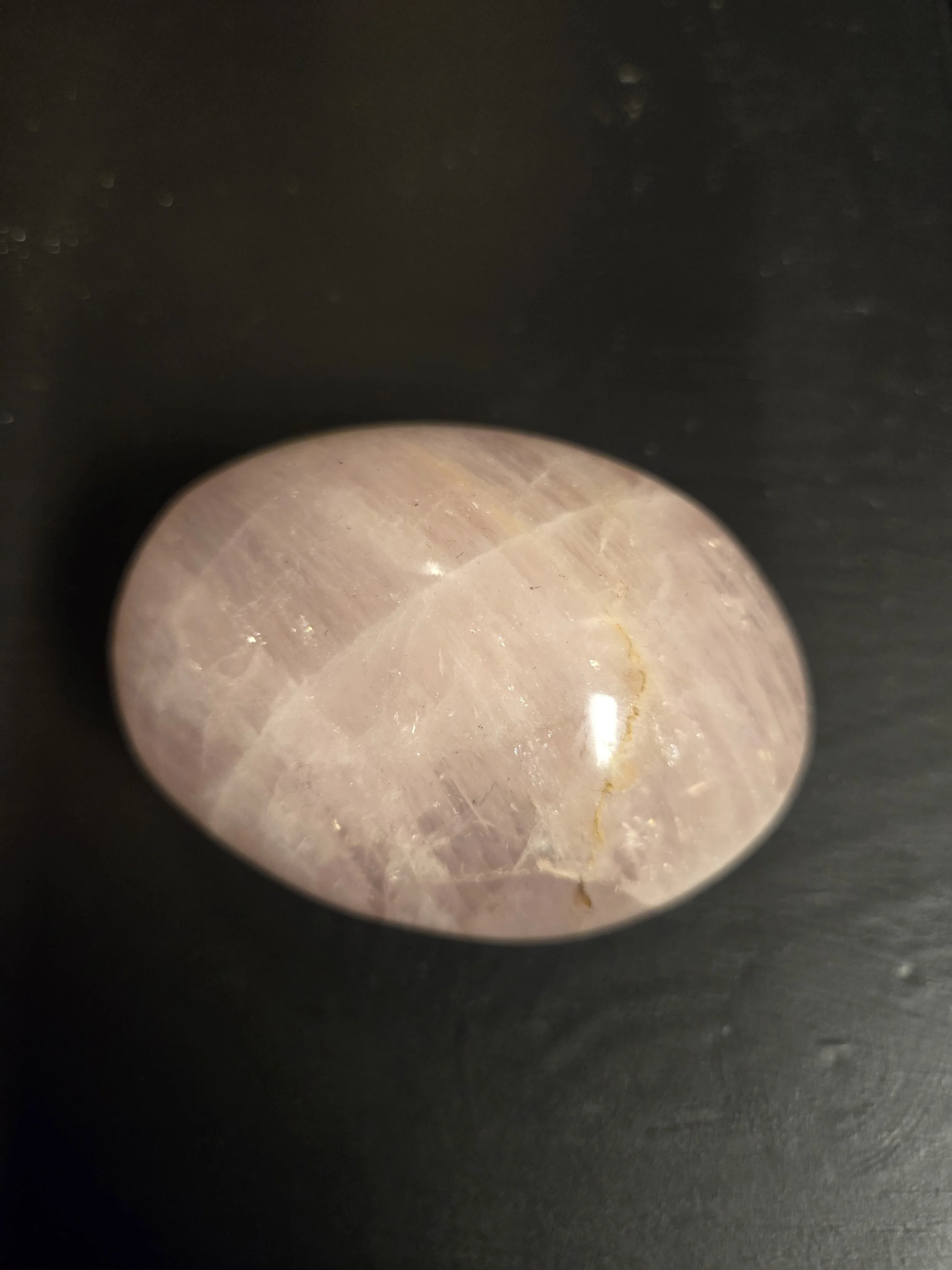 Rose Quartz Palm Stone