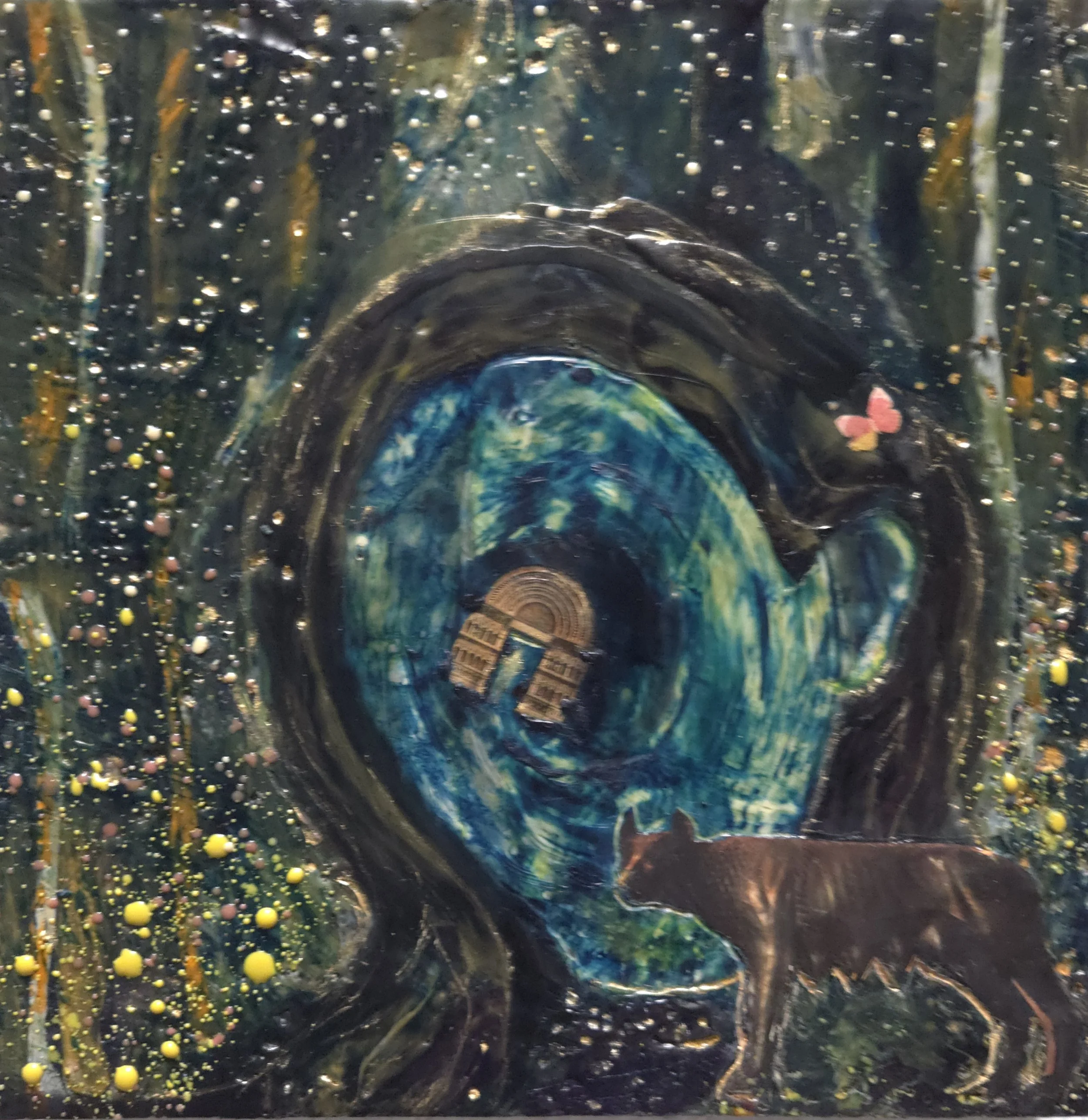 Searching for the Light, $190, 10 x 10 inches