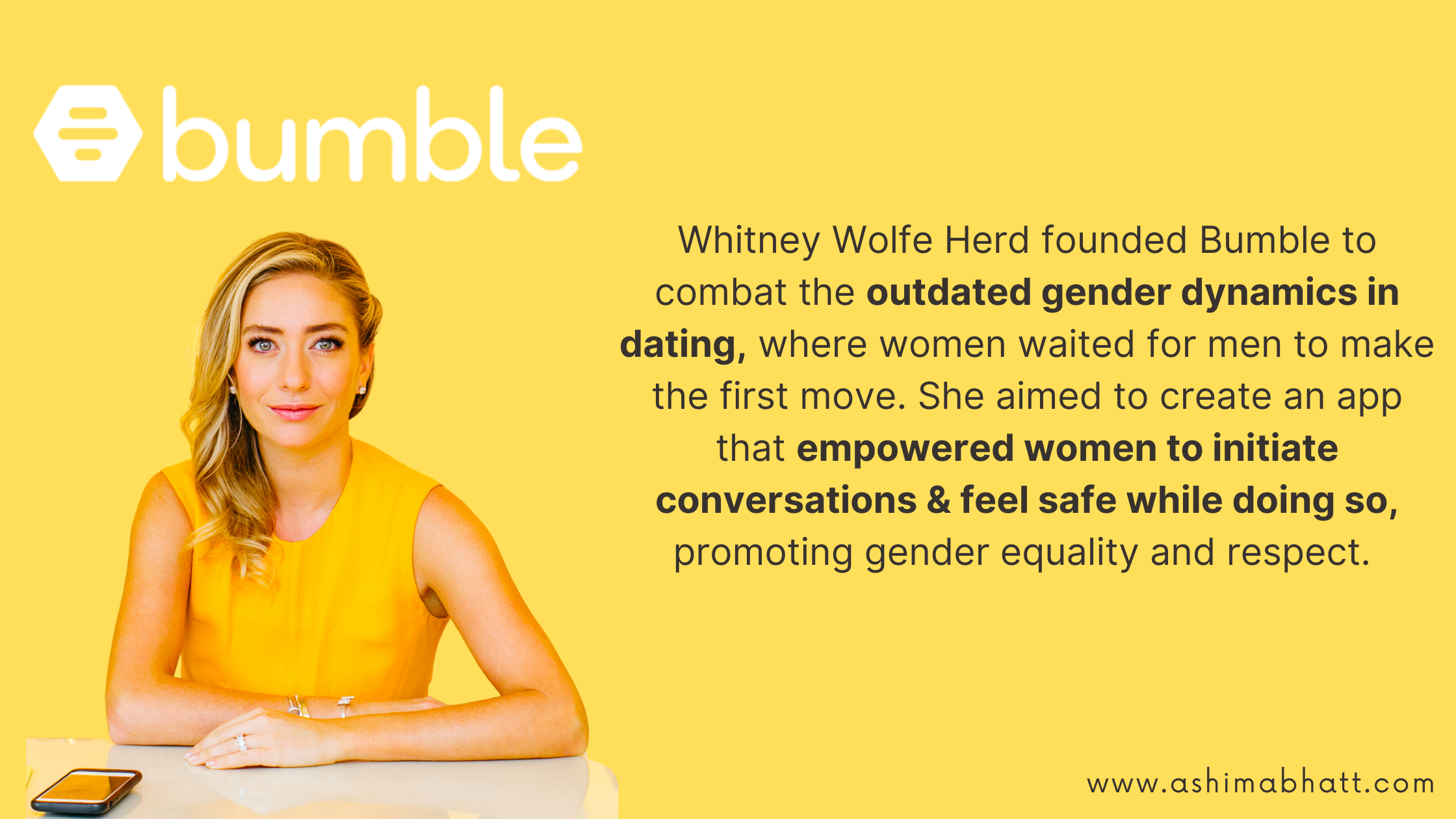 Whitney, Bumble