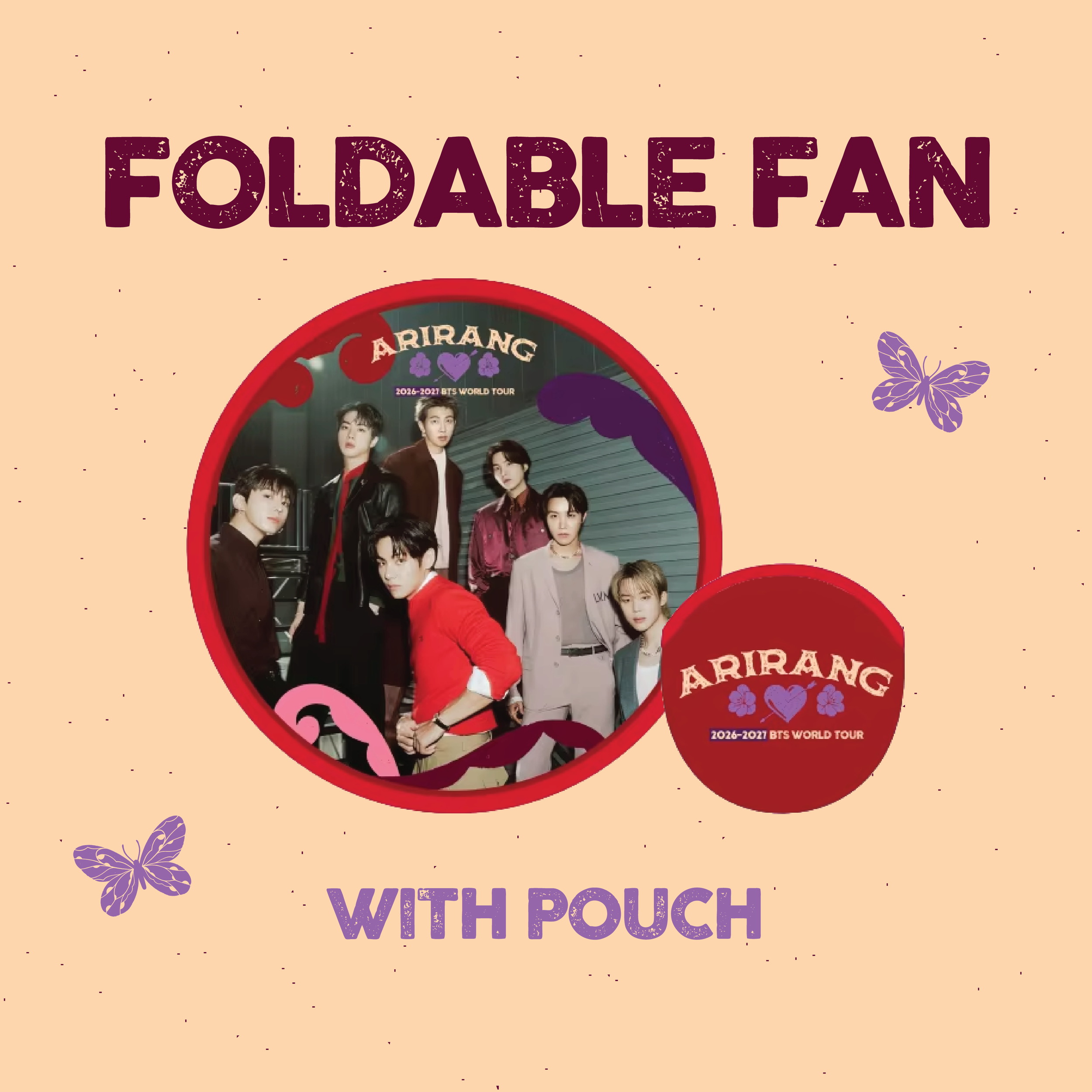 ARIRANG Tour Foldable Fan