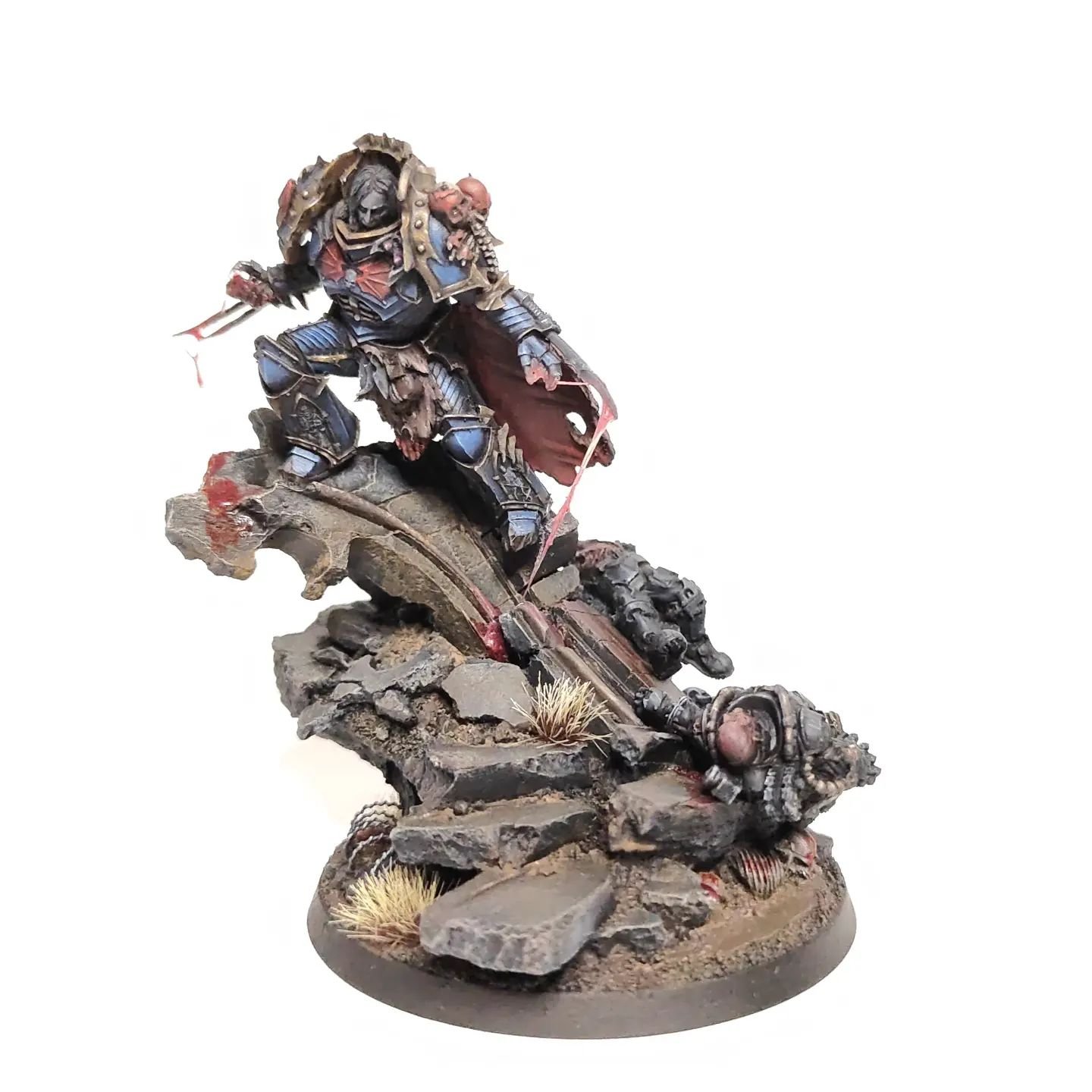 Finally completed a personal project, 3rd attempt but went all out, I'm talking gore, I'm talking non metallic metal!

Really really happy with how he came out and cant wait to get him on the table!!!

&nbsp;#miniaturepainting&nbsp;#minature&nbsp;#wa