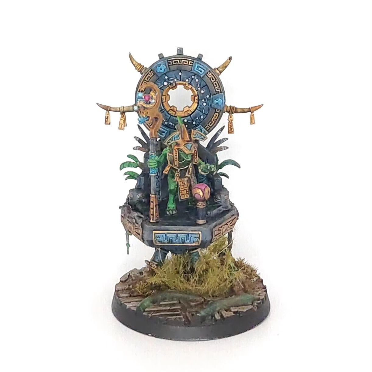 Last but not least, Seraphon Astrolith Bearer and starseer!

The star seer was surprisingly small but was a thrill to paint, lots of tiny tiny details!

#commission&nbsp;#miniaturepainting&nbsp;#minature&nbsp;#warhammer40k&nbsp;#paintersofinstagram&n