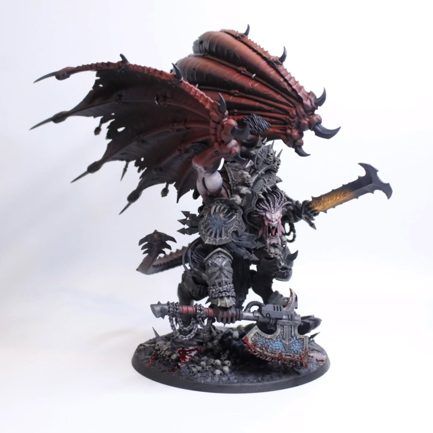 BLOOD FOR THE BLOOD GOD! 🪓🪓

Really enjoyed painting angron, something in Ng about bigger models just allow you to do more stuff!

#commission&nbsp;#miniaturepainting&nbsp;#minature&nbsp;#warhammer40k&nbsp;#paintersofinstagram&nbsp;#paintingwarhamm
