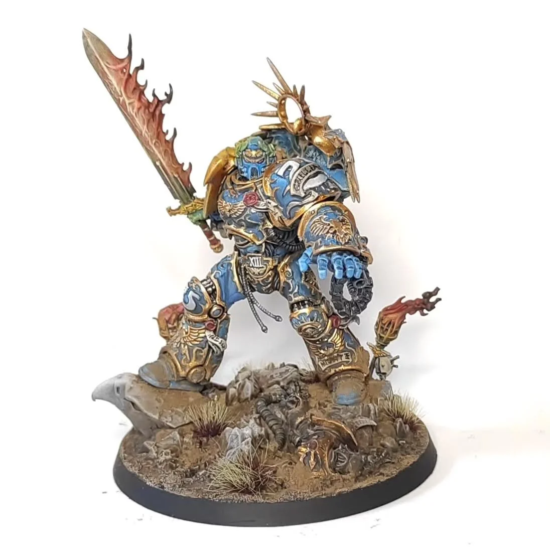 Done Skulliman, now time for Gulliman! 

He's a bit different though, more of a pastel colour and I'm all for it!

#commission&nbsp;#miniaturepainting&nbsp;#minature&nbsp;#warhammer40k&nbsp;#paintersofinstagram&nbsp;#paintingwarhammer&nbsp;#painting&