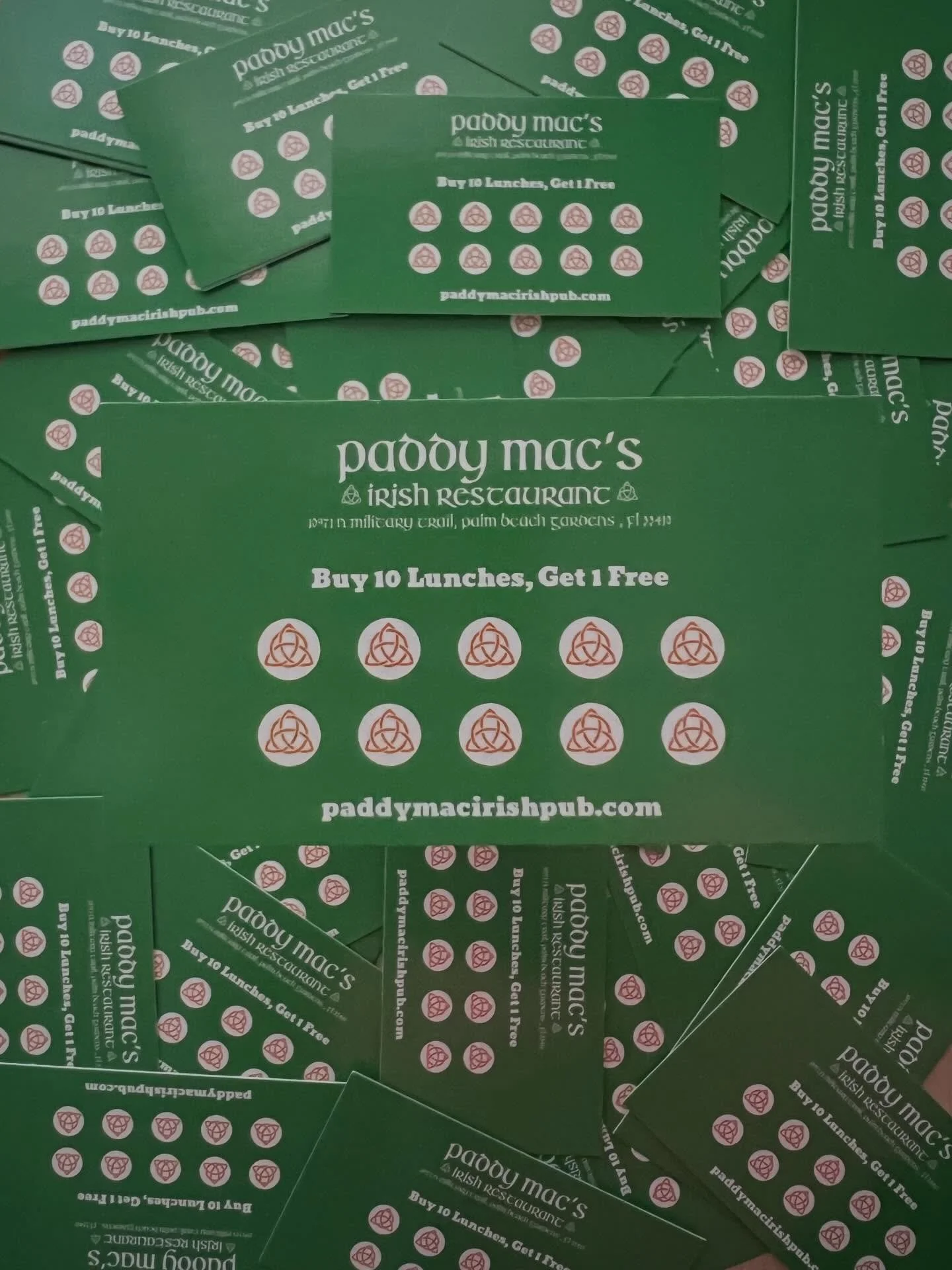 Lunch on us? Yes, please! Introducing our new loyalty program - buy 10 lunches, get one free! Pick up your card starting tomorrow!