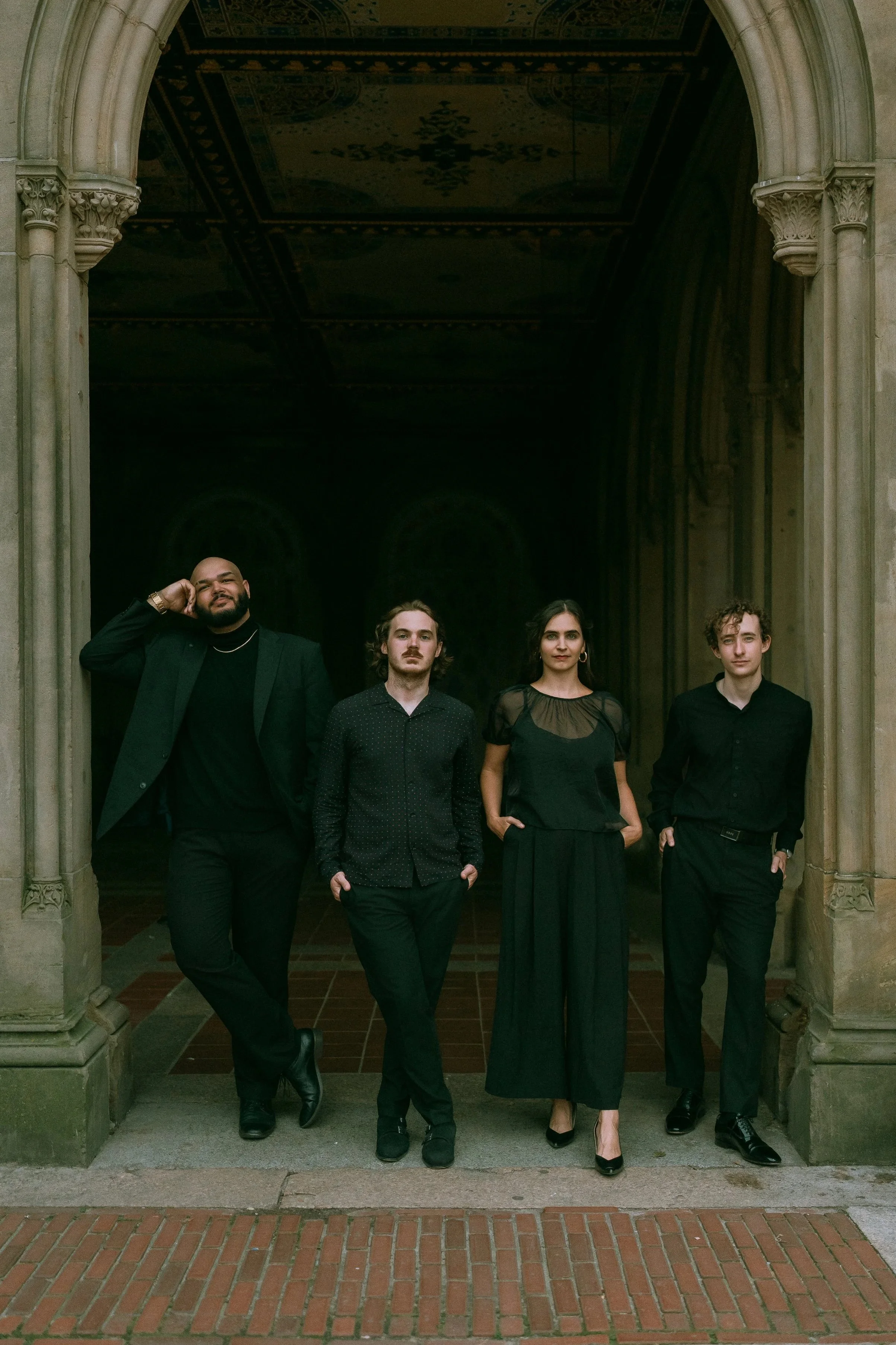 Isidore String Quartet, casual shot.