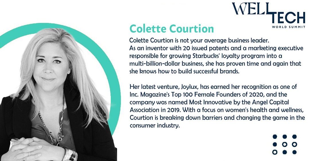 🔥 Get ready to be inspired by Colette Courtion, one of Inc. Magazine's Top 100 Female Founders of 2020 and award-winning consumer marketer, inventor, and business leader!

🚀 Colette is the founder of Joylux and has over 20 years of cross-functional