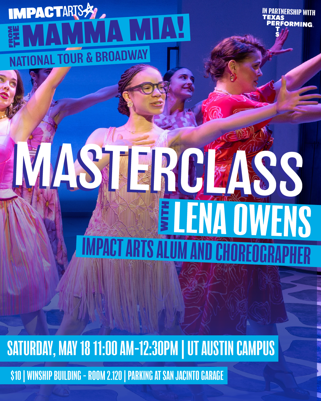 Masterclass with Lena Owens from Mamma Mia!