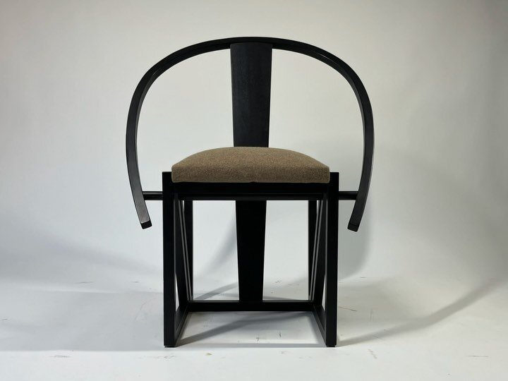 Rare find: &ldquo;Contrast&rdquo; armchair in black beechwood by Pascal Morgue. France, 1982

Pascal Mourgue (1943 - 2014) was a French designer famous for his postmodern designs during the 1980&rsquo;s and 1990&rsquo;s.

Mourgue was s graduate of th