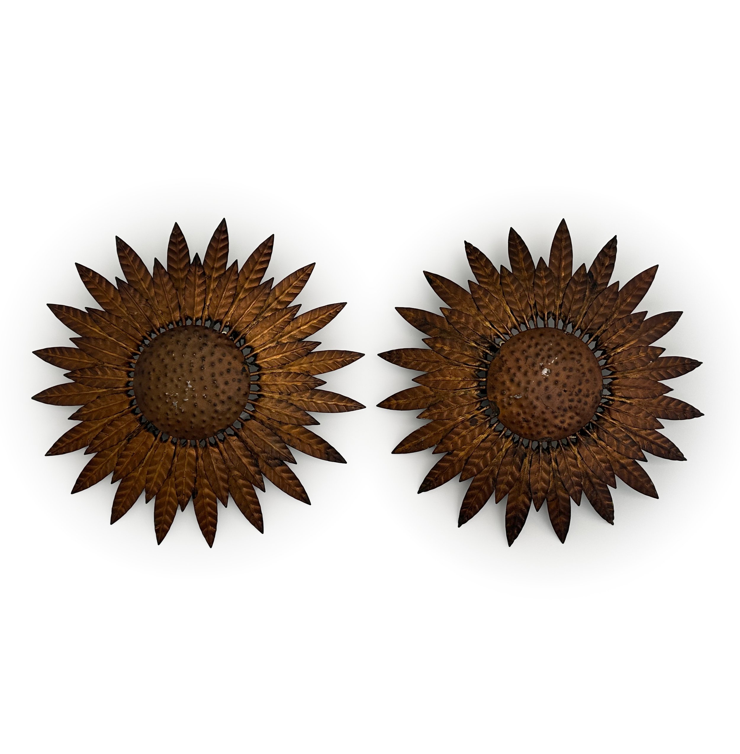 Pair of spanish sunburst lamps.jpg