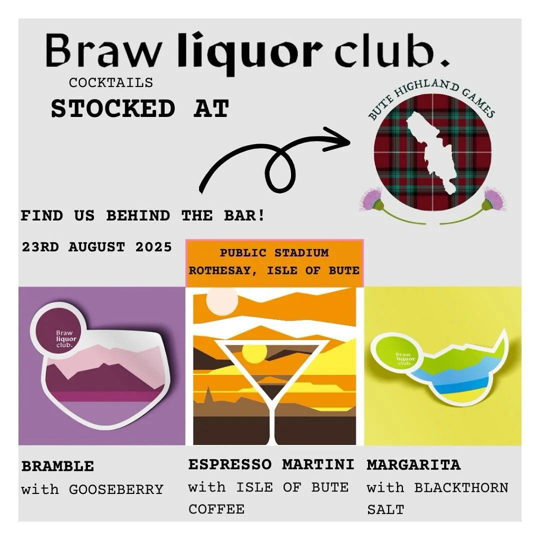 BUTE - HIGHLAND GAMES 🎉

We&rsquo;re stocked behind the bar tomorrow 🏃🏼&zwj;♀️ 

Fancy something -

- Gin based, fruity, try our BRAMBLE 🍋

- More of a Margs fan, try our MARGARITA 🍋&zwj;🟩

- Last but, not least. Enjoy coffee &amp; chocolate fl