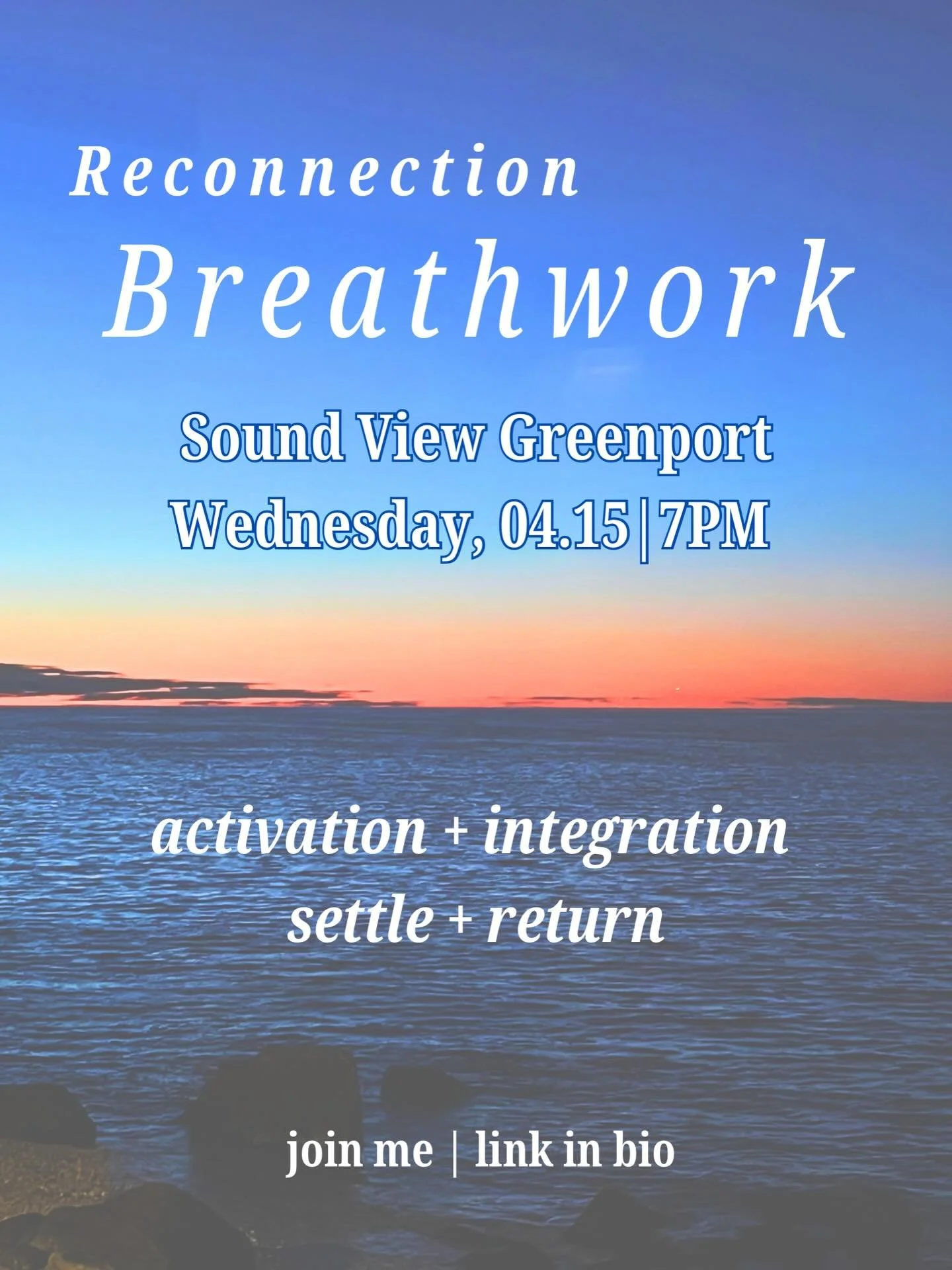 𓆸 Your body won&rsquo;t let go until it feels safe. 

Join me for a full spectrum breathwork practice: an invitation to feel into where you actually are.

We start by settling.
Not forcing. Not fixing.
Letting the body come back online.

Because it 